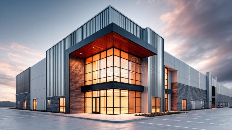 Industrial office building